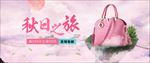 简约时尚清新女士单肩包全屏海报