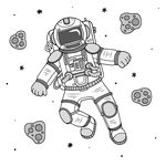 矢量太空宇航员