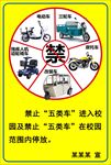 五类车标识牌