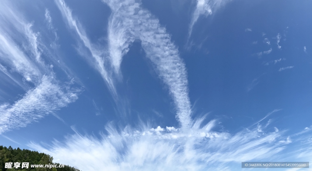 北海道富良野天空景色