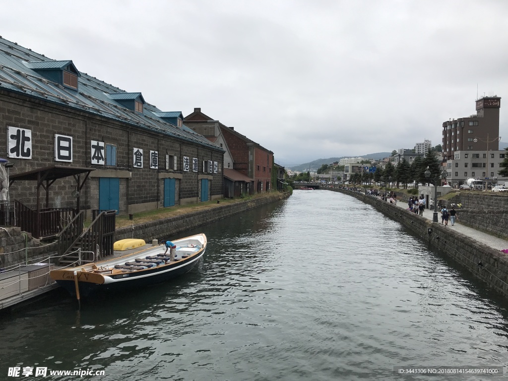 北海道小樽运河风光