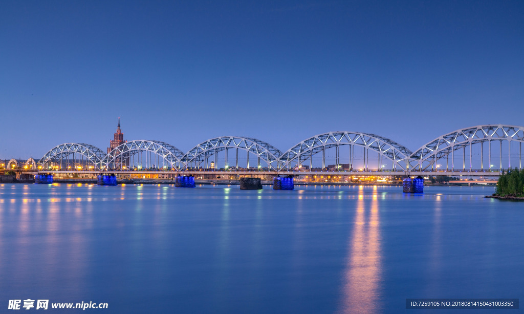 欧洲莱茵河上的铁路桥