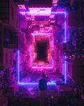 紫色科技之门