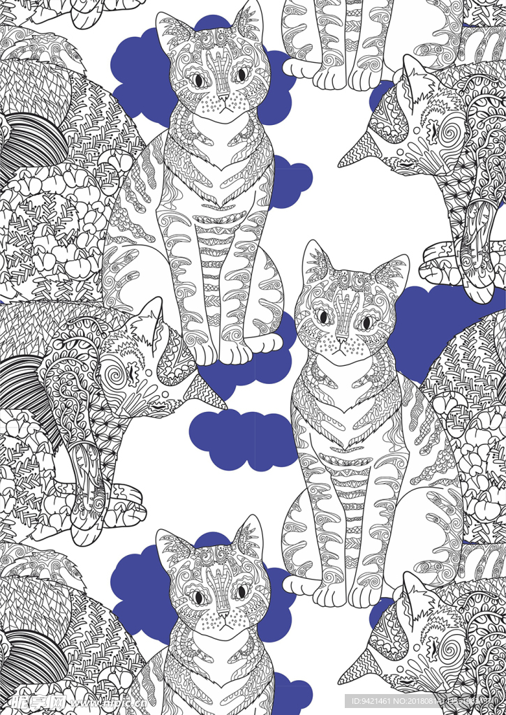 猫咪图案