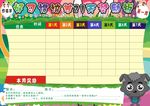 好习惯奖励板艺术字