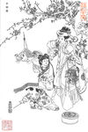 赵国经王美芳仕女岁朝图