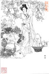赵国经王美芳仕女秋实