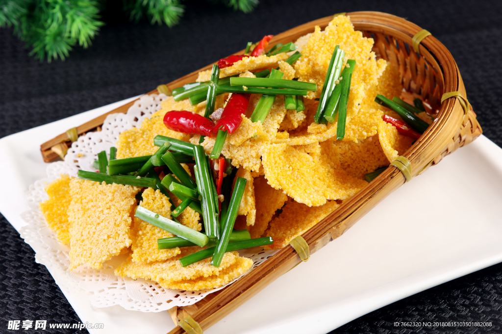 韭香锅巴  美食 食品 烹饪