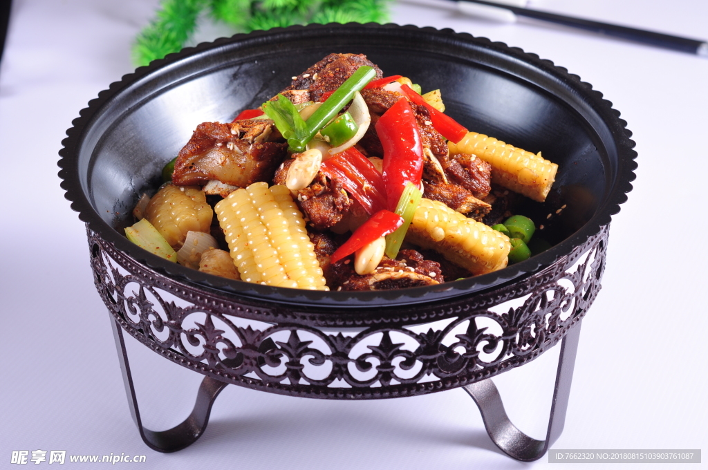 干锅排骨  美食 食品 烹饪