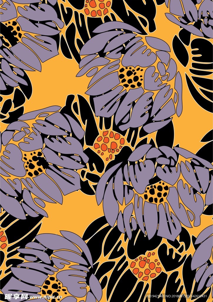 抽象花