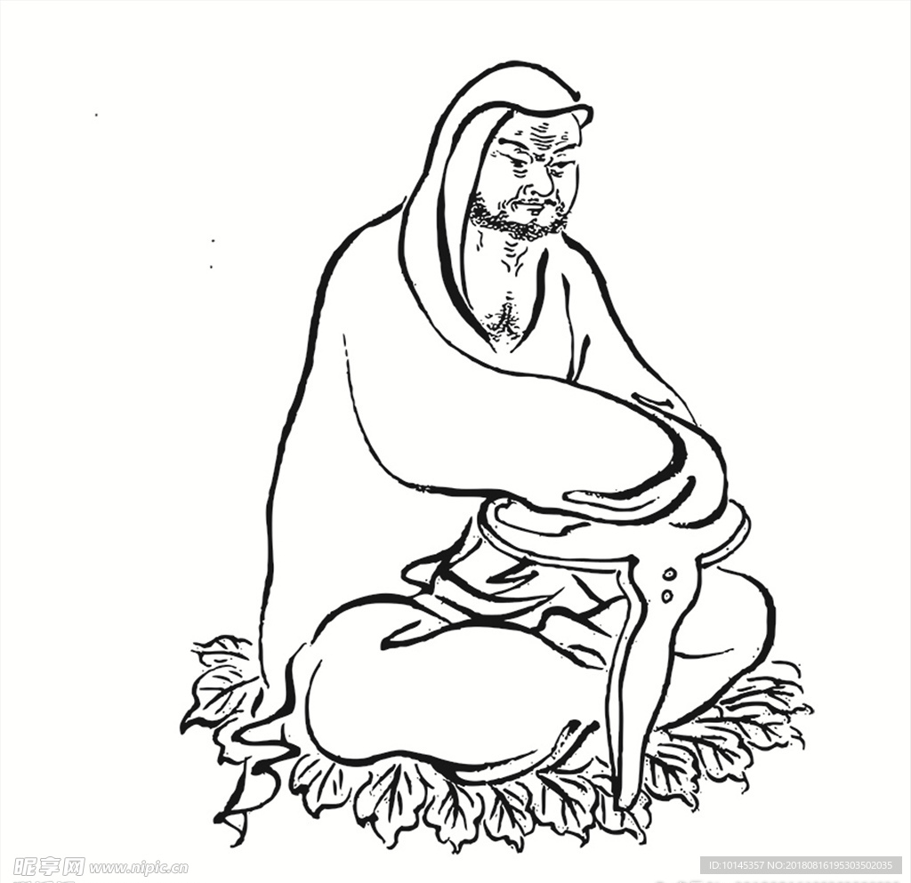 静坐罗汉