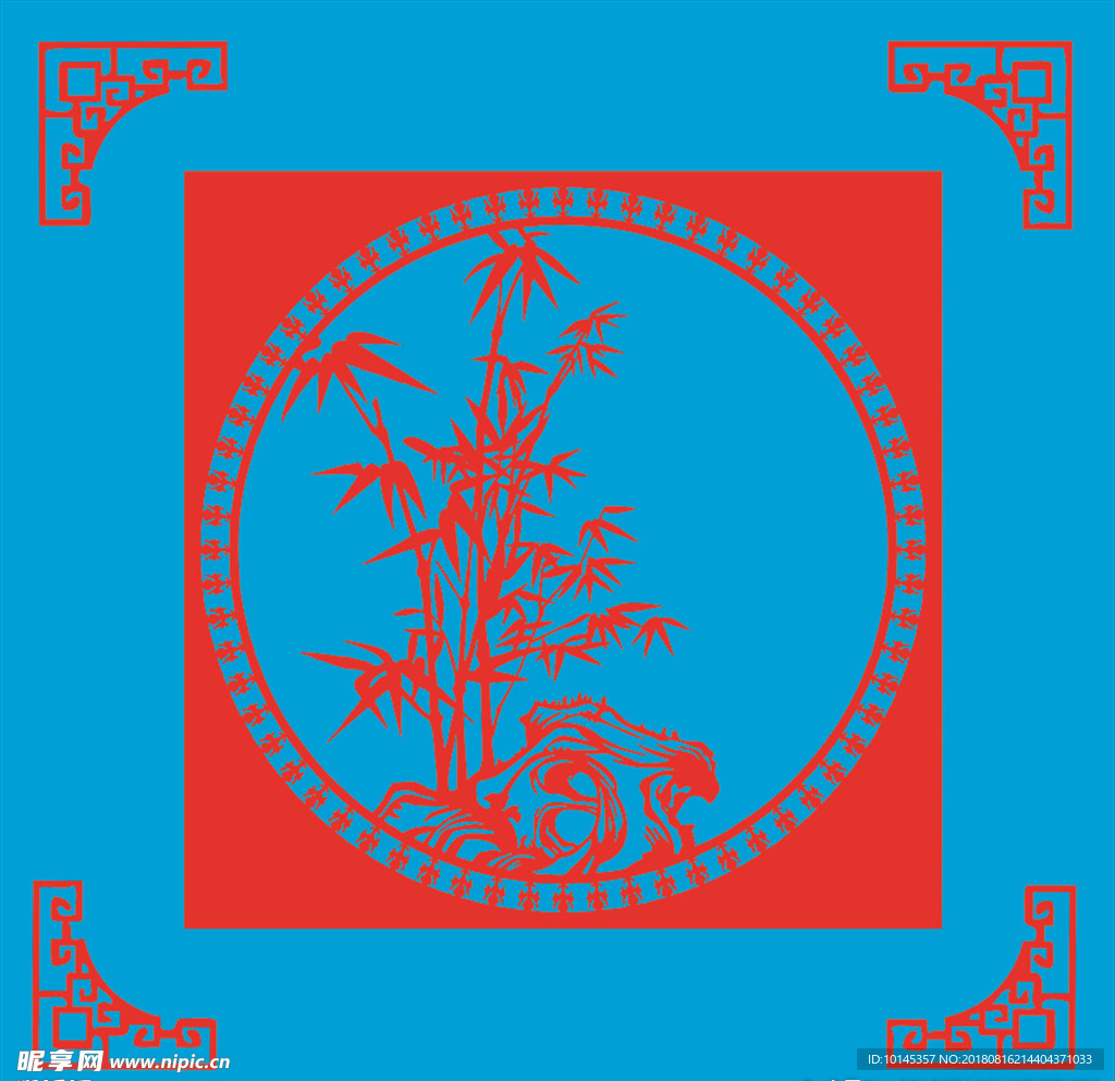 竹子剪纸