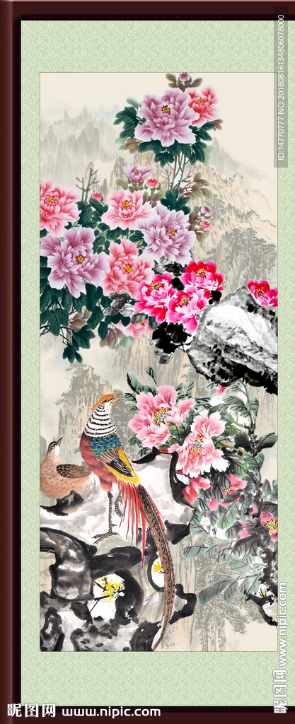 国画牡丹