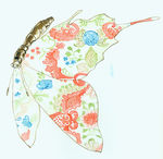手绘花 花 水彩画花 手绘画