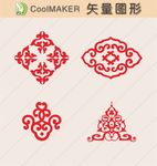纹理底纹背景剪纸欧式花纹复古