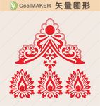 纹理底纹背景剪纸欧式花纹复古