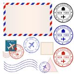 仿古信封EPS分层