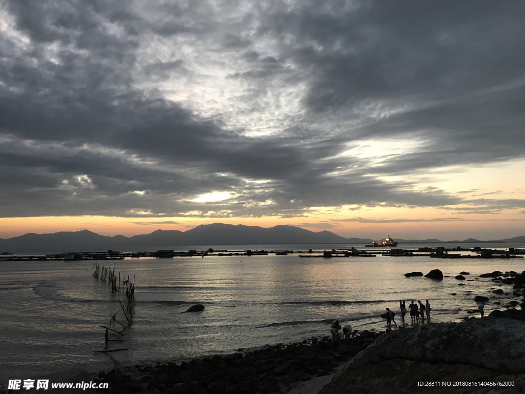 海陵岛落日