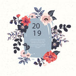 花卉2019背景