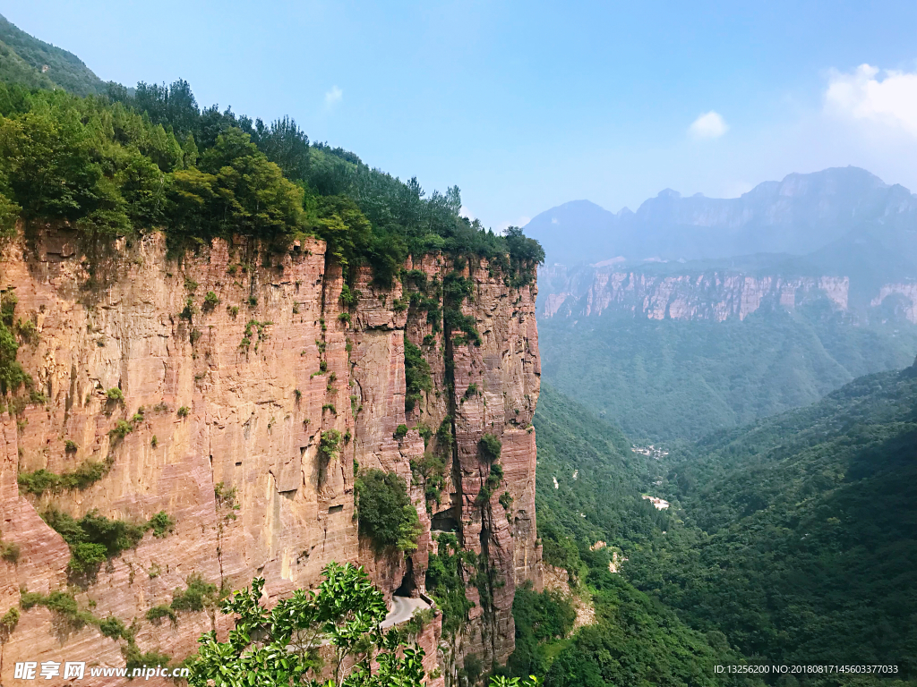 万仙山 挂壁山路