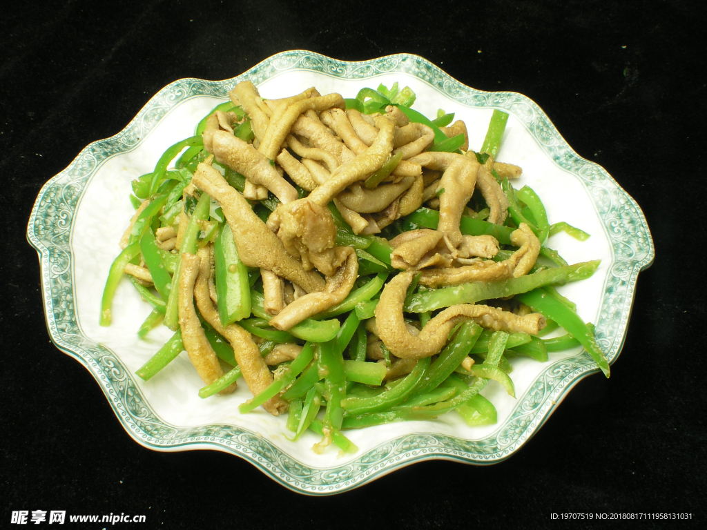 尖椒鸡肠