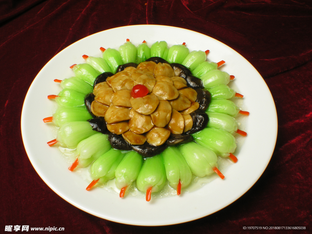 碧绿珍珠青菜