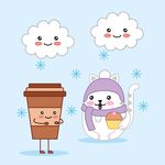 逼真手绘动物矢量文件