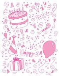 生日蛋糕EPS分层