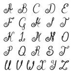 创意矢量字母EPS分层