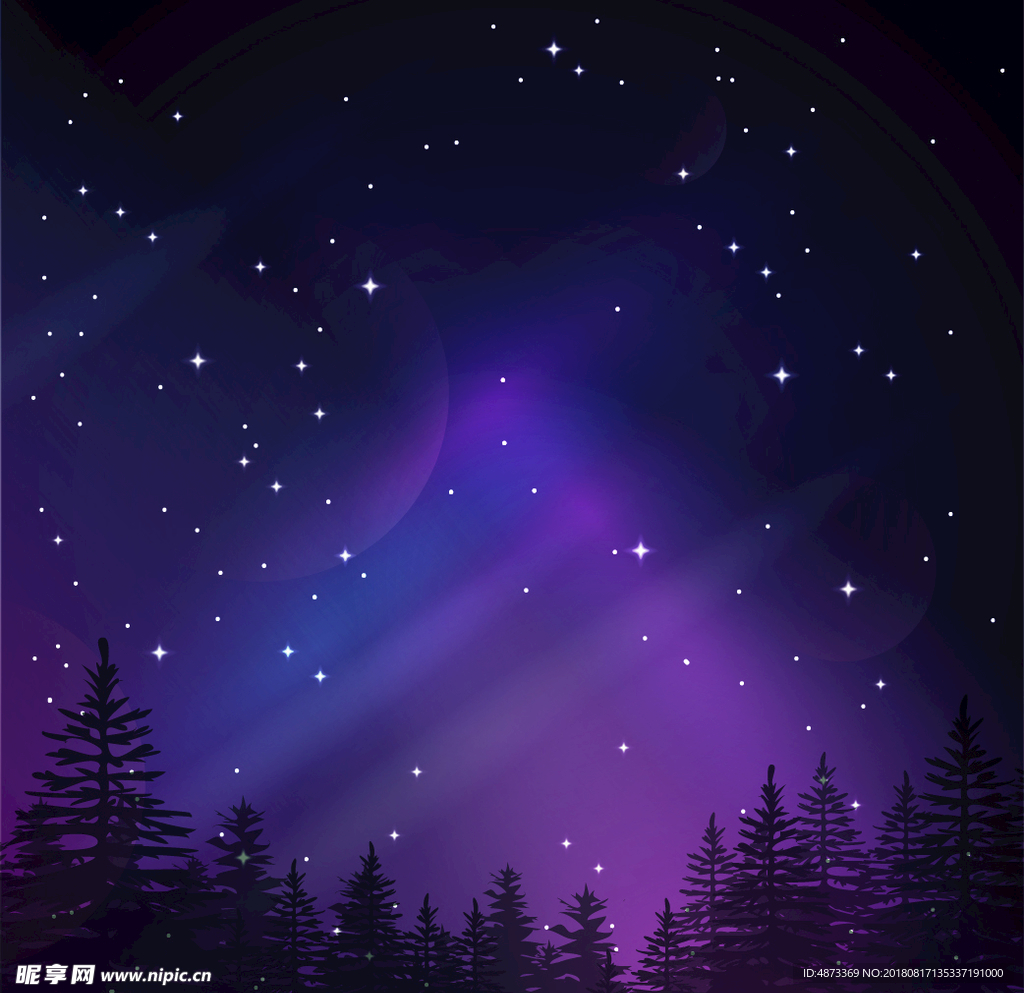 夜空星星背景