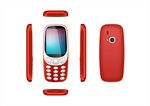 3310手机设计效果图红色