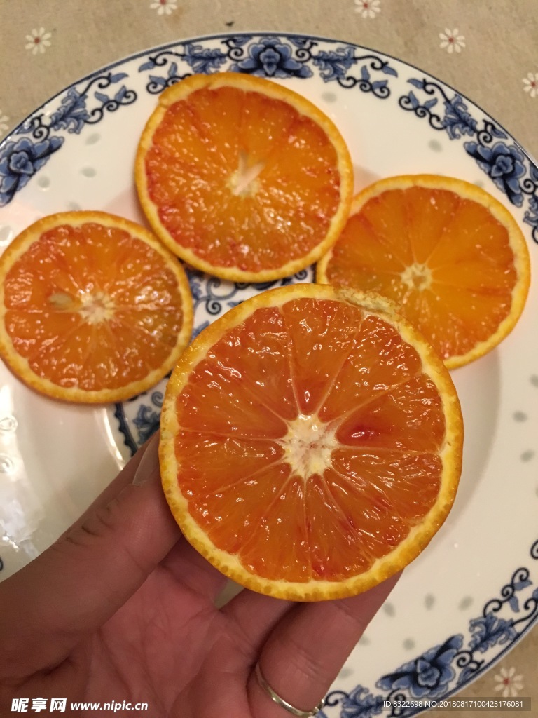 血橙子 塔罗科血橙 血橙片