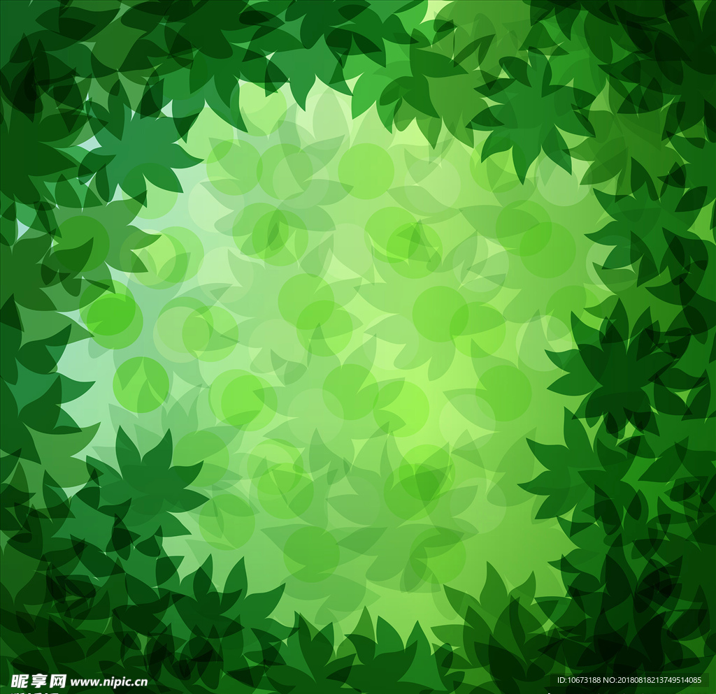 矢量绿色背景