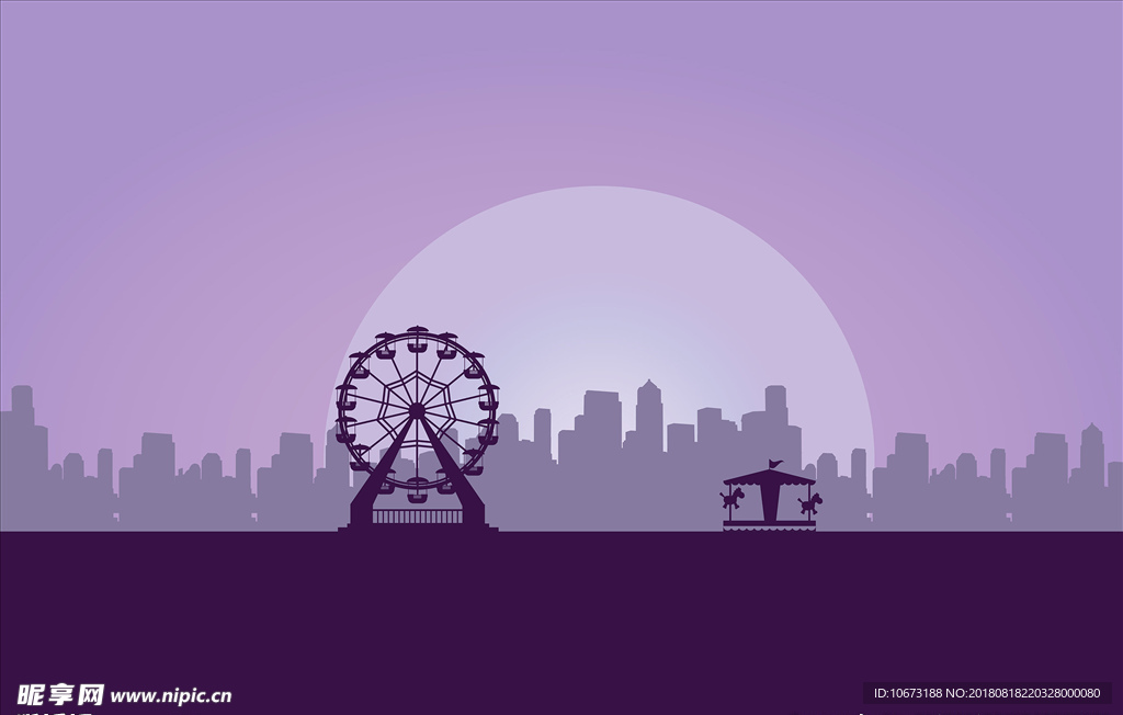 矢量紫色背景
