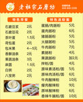 老祖宗石磨坊价目表