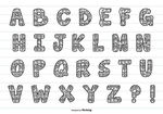 纹理字母