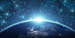梦幻星空地球背景图