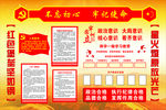 党建形象墙  展板