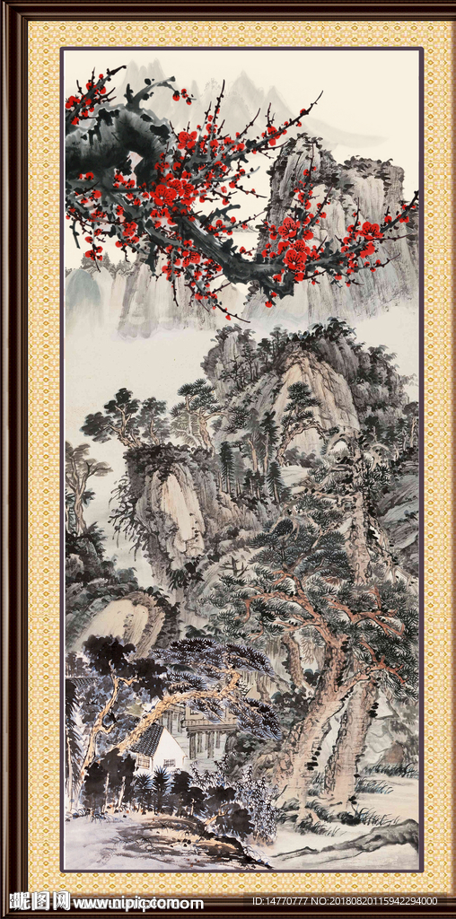 国画梅花