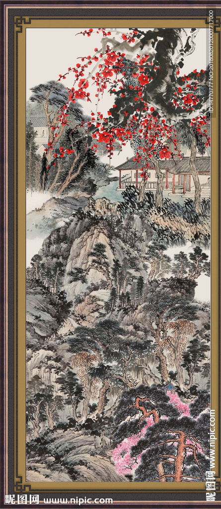 国画梅花