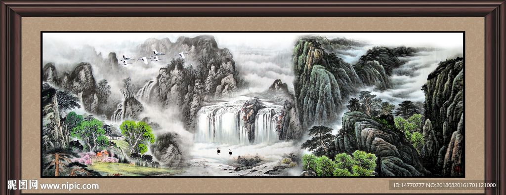 山水国画