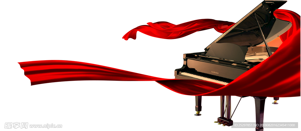 飘带裹钢琴