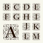 字母底纹EPS分层