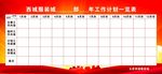企业工作进度表