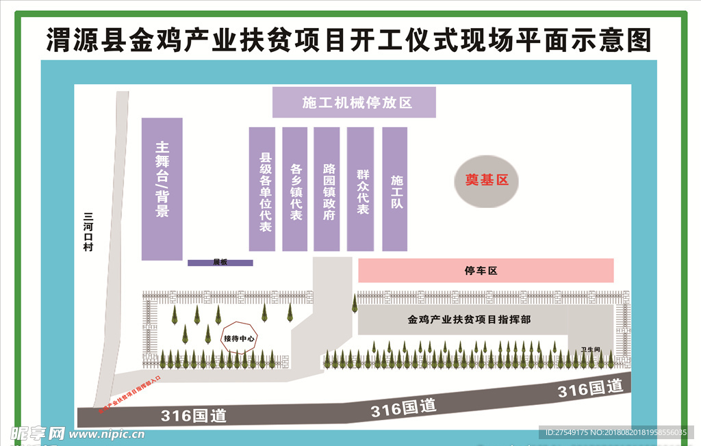 现场平面图