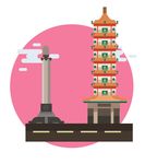 扁平化建筑图片