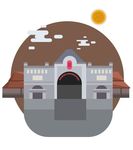 扁平化建筑图片