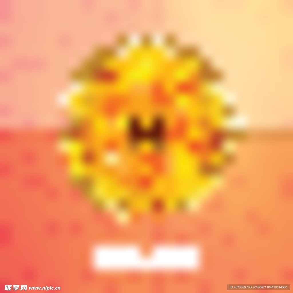 美丽花朵背景元素