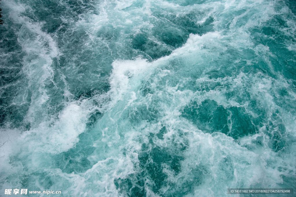 海浪 蓝色 纹理 大海高清素材
