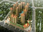 鸟瞰图 住宅效果图 洋房效果图